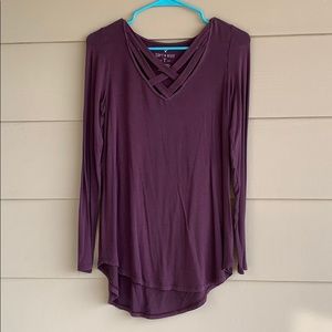 Soft and Sexy Mauve Long Sleeve
